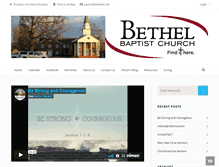 Tablet Screenshot of bethelnc.net